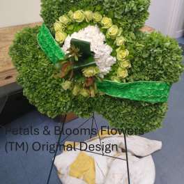 Custom Shaped Funeral Wreath's
