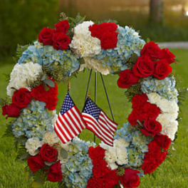 The FTD® To Honor One's Country™ Wreath