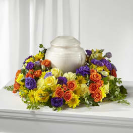 The FTD® Blossoms of Remembrance™ Cremation Adornment