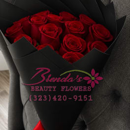 Elegant Red Roses Bouquet