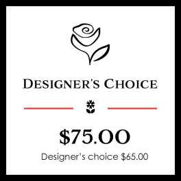 Designer's choice $65.00