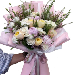 Pastel Serenade Bouquet by The Flower Spot