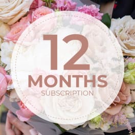 Monthly Flower Subscription - 12 Months
