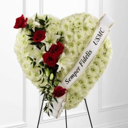 The FTD® Heartfelt Hero™ Standing Heart