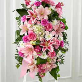 The FTD® Gently into the Ever-After™ Standing Spray