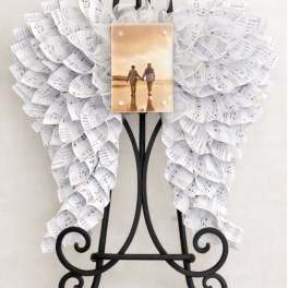 Angel Wings 12"x12" with Custom Photo