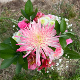 Northmont Shades of Pink Handheld Bouquet