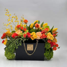 Golden Garden Handbag