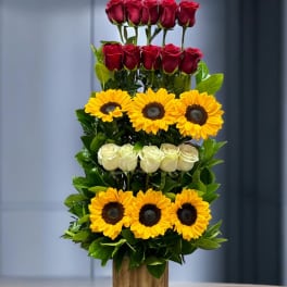 The Sunflower and Rose Lover