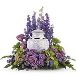 Purple Rain Cremation Arrangement