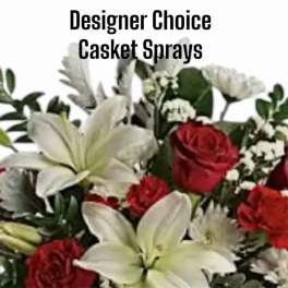 Designer choice casket spray gh