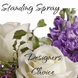 Seasonal flowers standing spray
