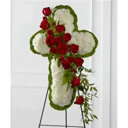FTD Floral Cross Easel