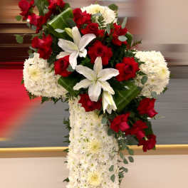 Crimson Devotion Cross