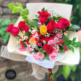 Sugared Apple (Wrapped Bouquet)
