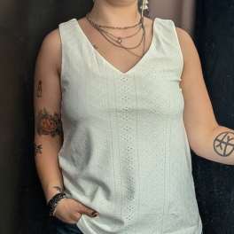White Tank Top
