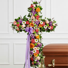 Joyful Pastel Standing Cross
