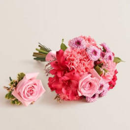Prom Flower Bouquet and Boutonniere