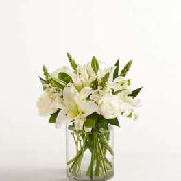 Classic All White Flower