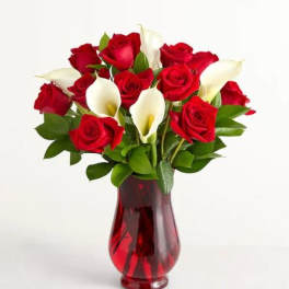 Red Rose & Calla Lily