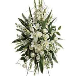 Heartfelt Sympathy White Spray