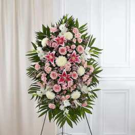 Pink Standing Spray