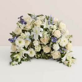 Crescent Cremation - blue & white