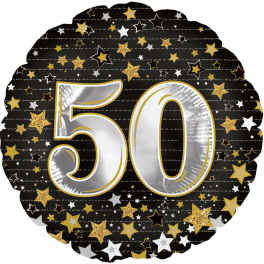 18" 50th Round Mylar