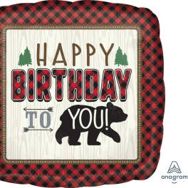 36" Jumbo Square Happy Birthday Mylar