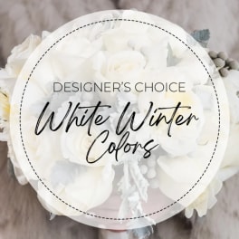 White floral bouquet with roses and hydrangea