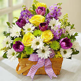 Springtime Wishes basket