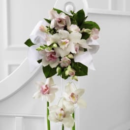 Upscale Entrance Pew Arrangement