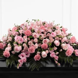 Sweetly Rest Casket Spray