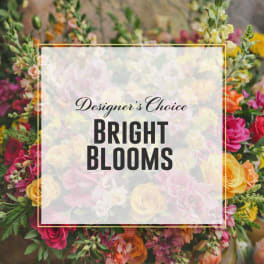 Bright mixed flower arrangement with roses and snapdragons