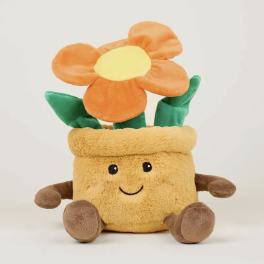 Orange Flower Pot Warmies