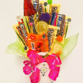 BIRTHDAY CANDY BOUQUET BY XOCHITL FLOWERS EP
