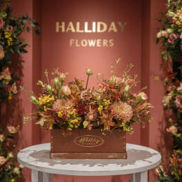 Autumn Dry Flower Box