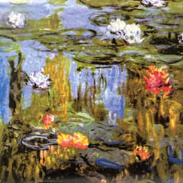 Anit-Theft Security Wallet with Pond Scene