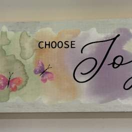 Choose Joy Plaque