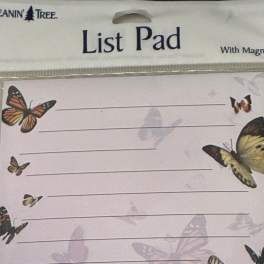 Butterfly List Pad