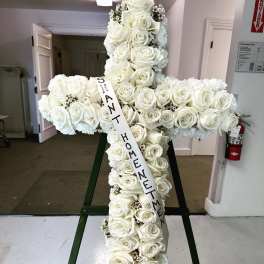 Sympathy Cross Arrangement