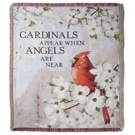 Cardinals Appear Tapestry Throw 50x60"