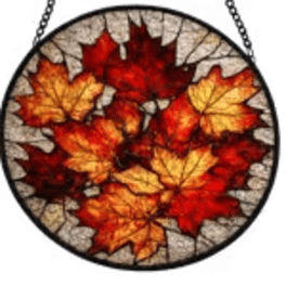 Maple Leaf Suncatcher