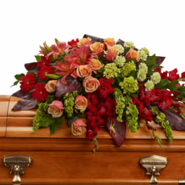 Fond Farewell Casket Spray