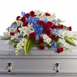 Distinguished Service Casket Spray