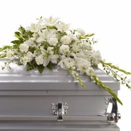 Bountiful Memories Casket Spray