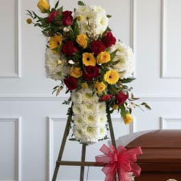 Golden Sunrise Tribute Cross