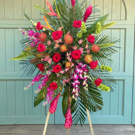 Tropical Tribute Standing Spray