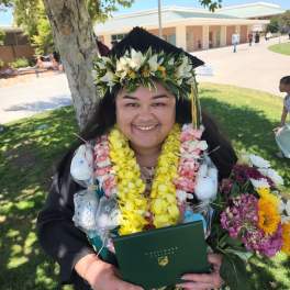Double Orchid Lei - Yellow Graduation Lei