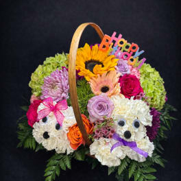 Trixi & Tigger Dog Bouquet
